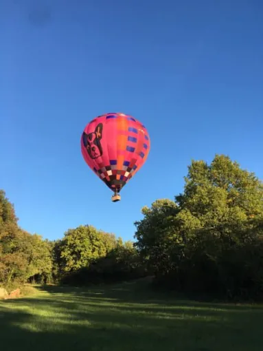 vol en montgolfière, sur Albi et Cordes sur ciel