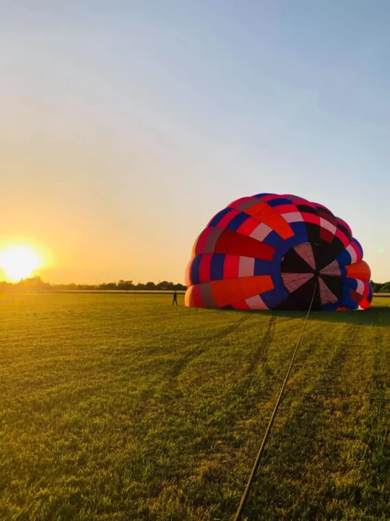 Faire un vol en montgolfière pour des noces d'or, Albi, Lukkas Montgolfiere