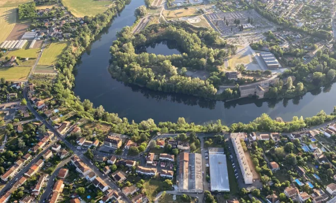 vol sur Albi avec Lukkas montgolfiere