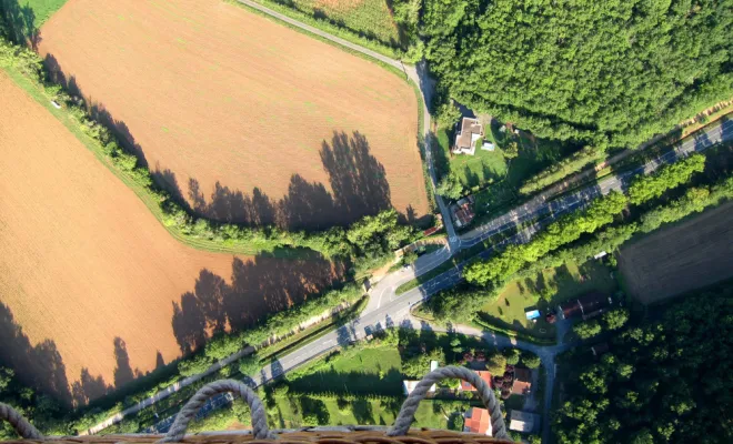 vol sur Albi avec Lukkas montgolfiere