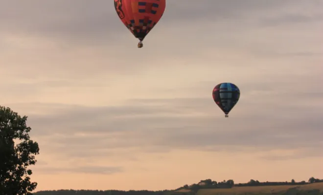 Survol du Tarn, au gré du vent..., Albi, Lukkas Montgolfiere