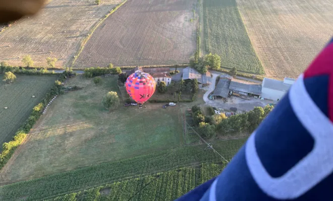 Survol au dessus du Tarn, Albi, Lukkas Montgolfiere