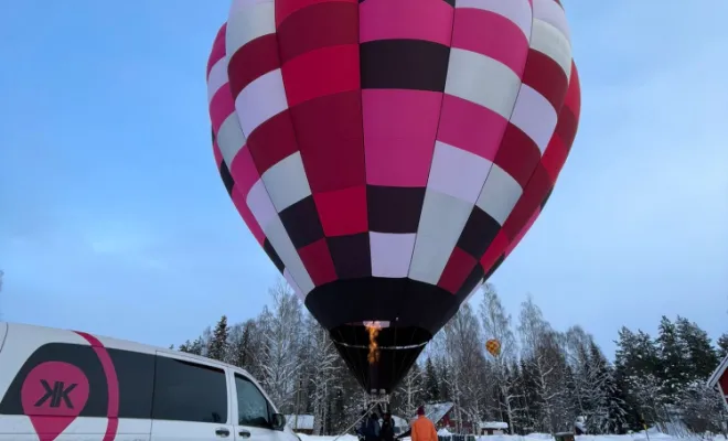 Vol sous la neige, Albi, Lukkas Montgolfiere