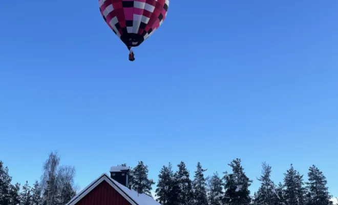 Vol sous la neige, Albi, Lukkas Montgolfiere